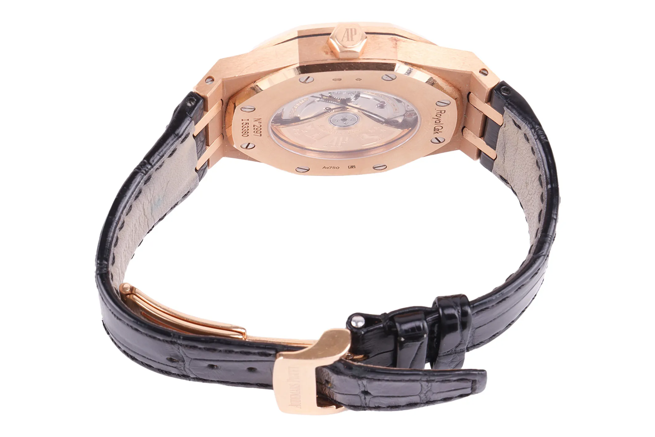 Audemars Piguet Royal Oak 15400OR.OO.D002CR.01 41mm 18k rose gold Black 5