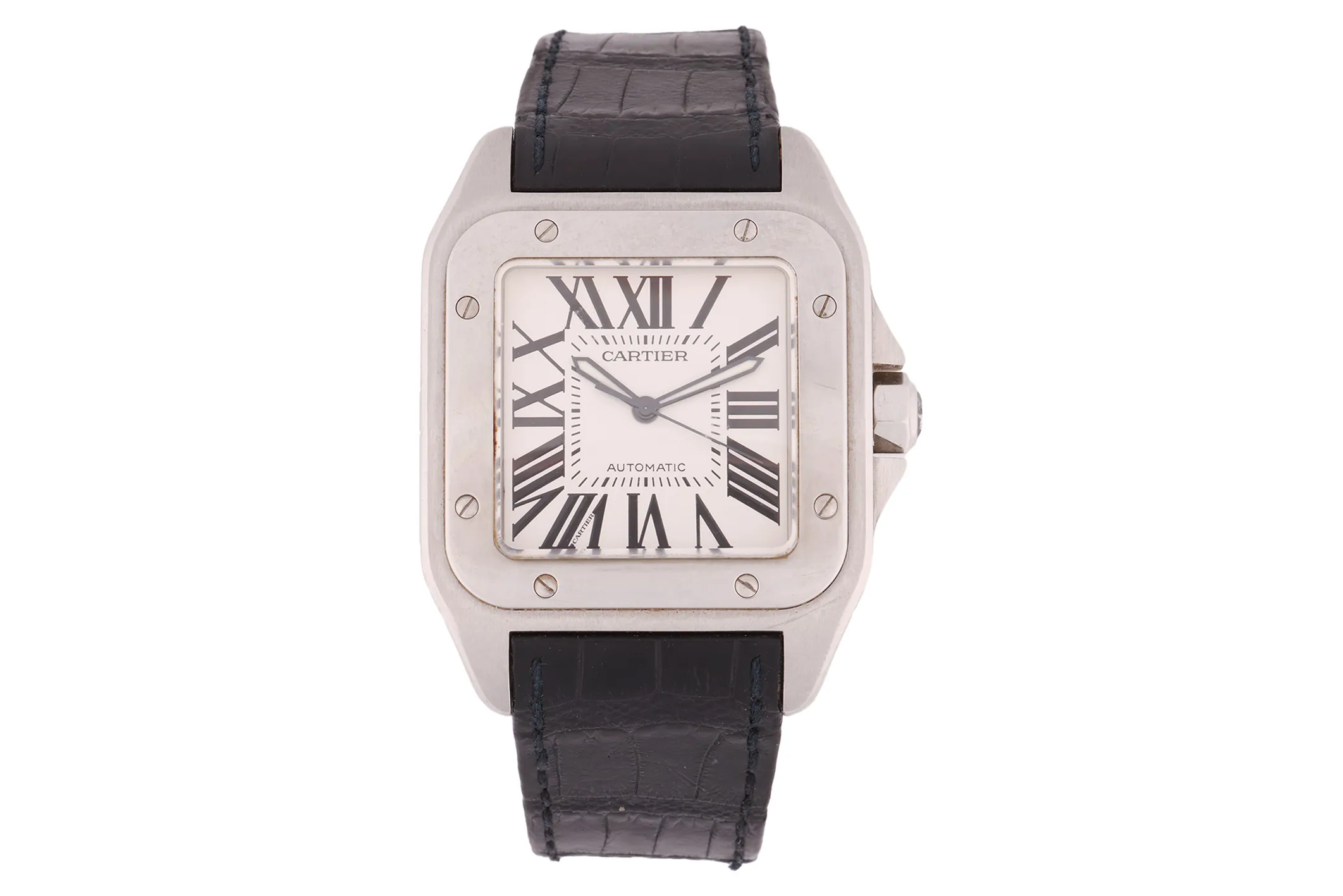 Cartier Santos 100 2656 Stainless steel Silver