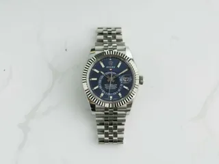 Rolex Sky-Dweller 326934 White gold and Stainless steel Blue