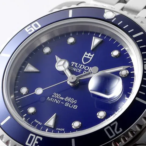 Tudor Prince Date 73190 33mm Stainless steel Blue 5