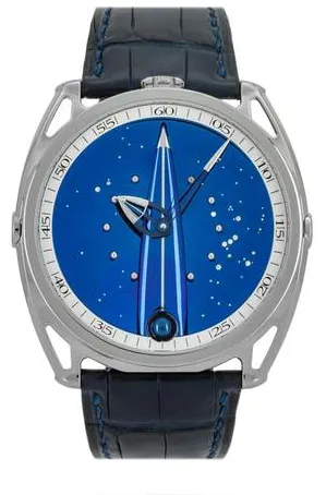 De Bethune DB28 DB28CES 45mm Titanium Blue