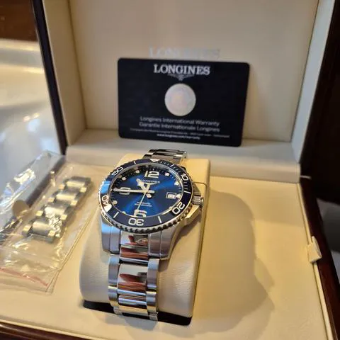 Longines HydroConquest L37804966 39mm Blue 2