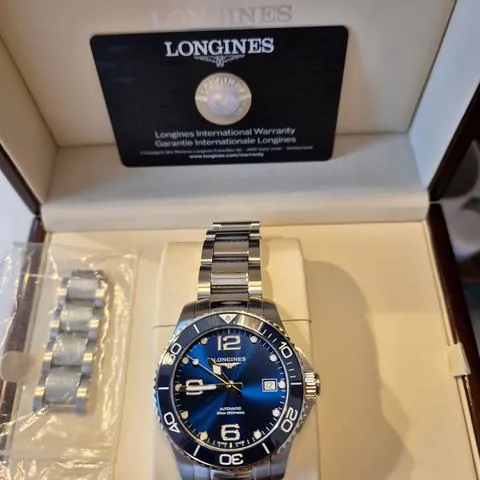 Longines HydroConquest L37804966 39mm Blue 4