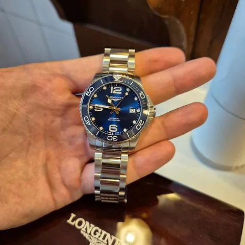 Longines HydroConquest L37804966 39mm Blue 7