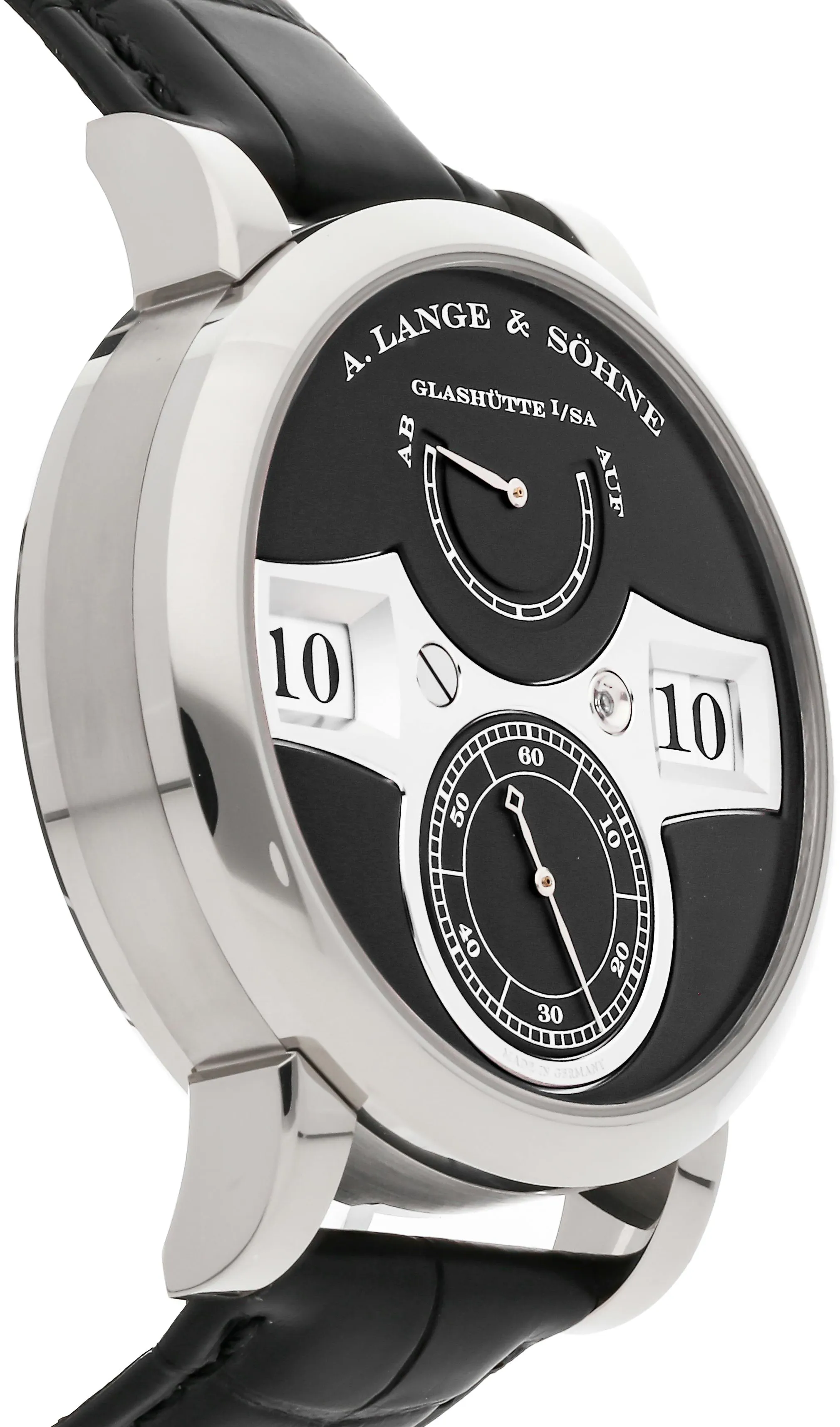 A. Lange & Söhne Lange Zeitwerk 140.029 41mm White gold Black 2