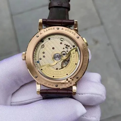 A. Lange & Söhne Saxonia 384.032 40mm Rose gold Silver 3