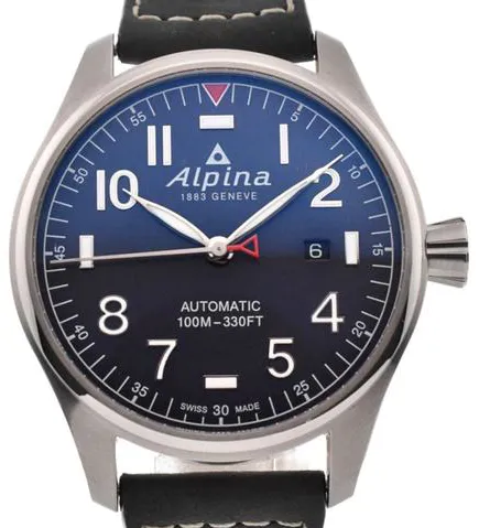 Alpina Startimer Pilot Automatic AL-525NN4S6 44mm Stainless steel Blue