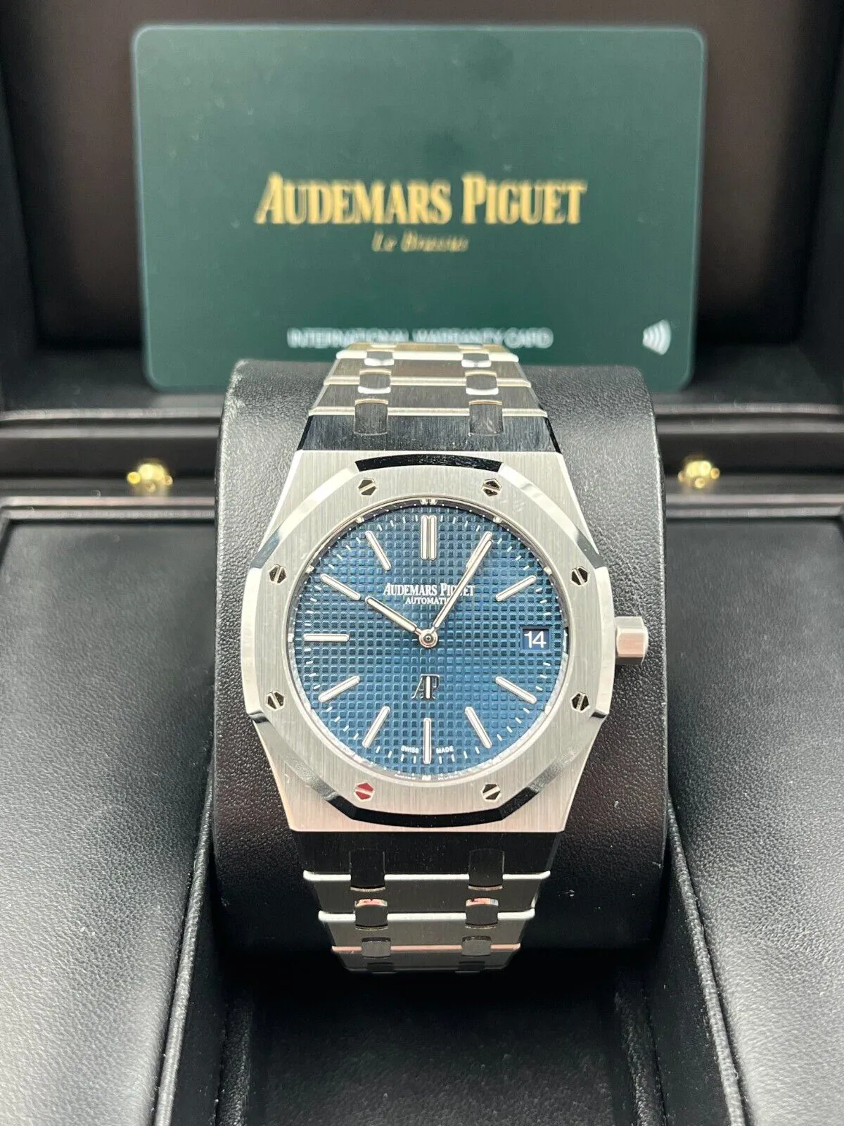 Audemars Piguet Royal Oak 16202ST 39mm Stainless steel Blue 1