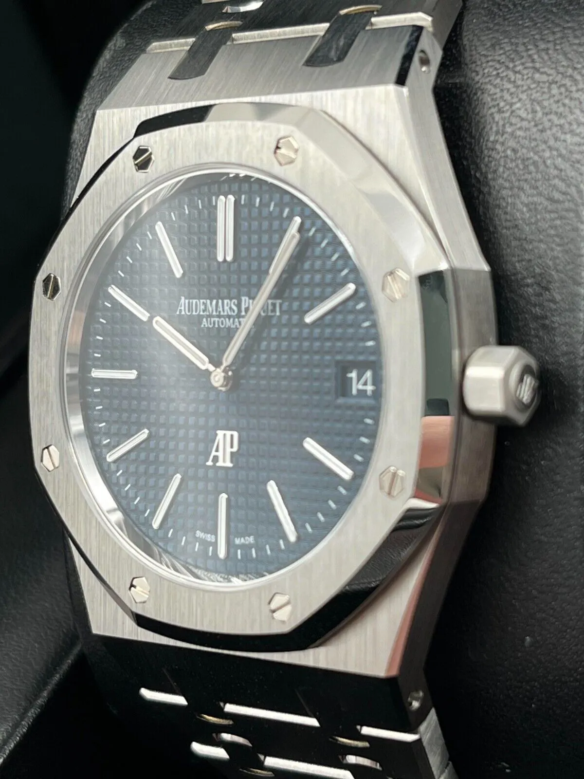 Audemars Piguet Royal Oak 16202ST 39mm Stainless steel Blue 3