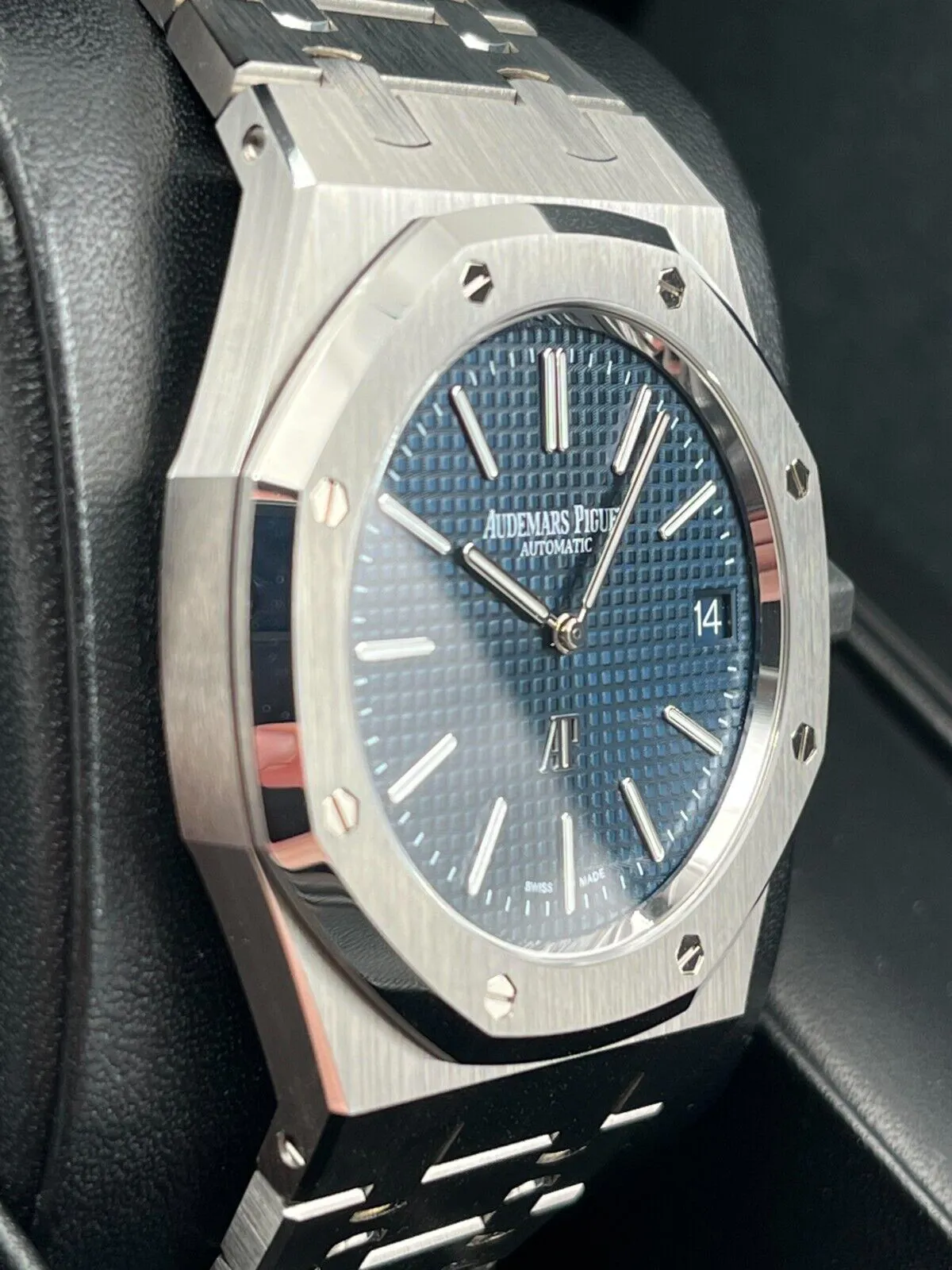 Audemars Piguet Royal Oak 16202ST 39mm Stainless steel Blue 4