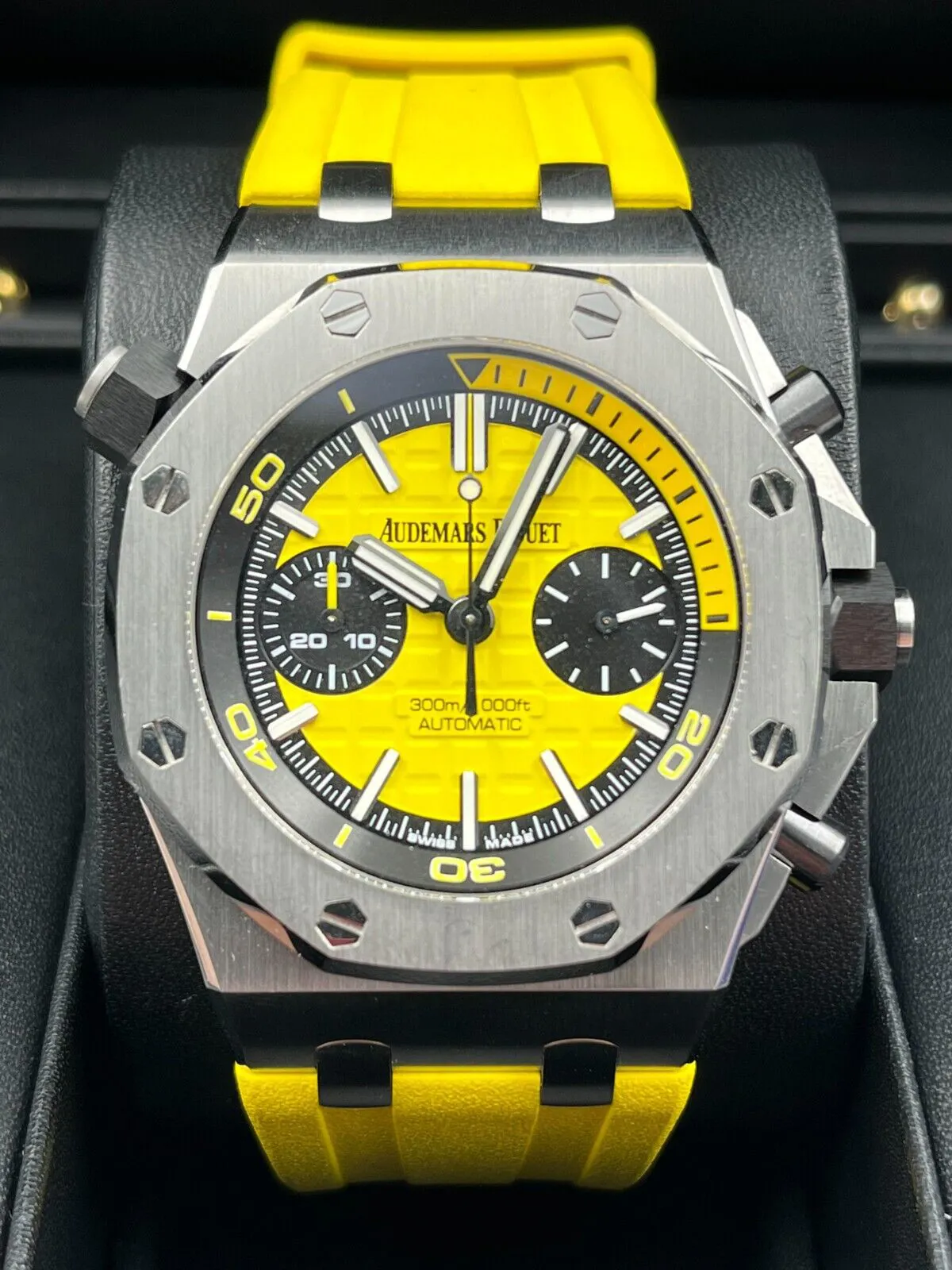 Audemars Piguet Royal Oak Offshore Diver 26703ST 42mm Stainless steel Yellow