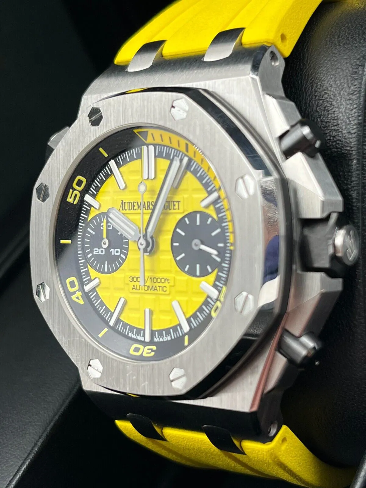 Audemars Piguet Royal Oak Offshore Diver 26703ST 42mm Stainless steel Yellow 1