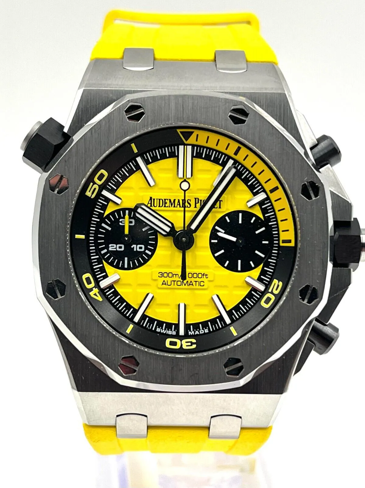 Audemars Piguet Royal Oak Offshore Diver 26703ST 42mm Stainless steel Yellow 4