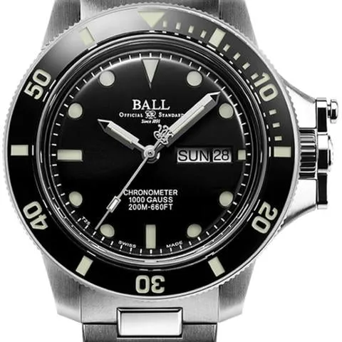 Ball Engineer Hydrocarbon DM2118B-SCJ-BK 40mm Stainless steel Black