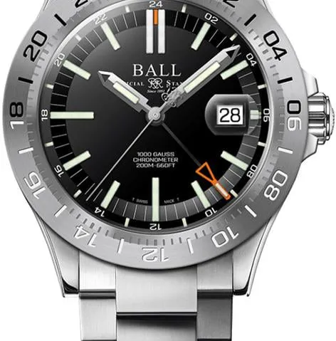 Ball Engineer II DG9000B-S1C-BK 40mm Stainless steel Black