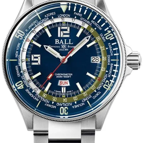 Ball Engineer Master II Diver DG2232A-SC-BE 42mm Stainless steel Blue