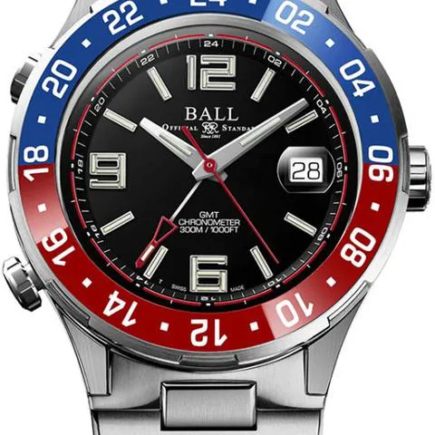 Ball Roadmaster DG3038A-S2C-BK 40mm Titanium Black and Blue