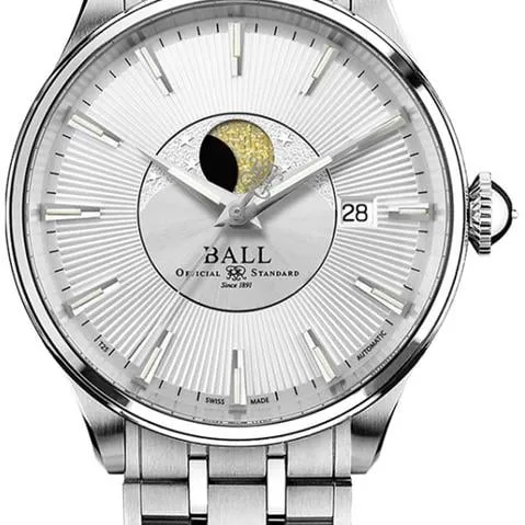 Ball Trainmaster NM3082D-SJ-SL 40mm Stainless steel Silver