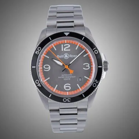 Bell & Ross BR V2 BELL & ROSS BRV292-ORA-ST/S Stainless steel Gray