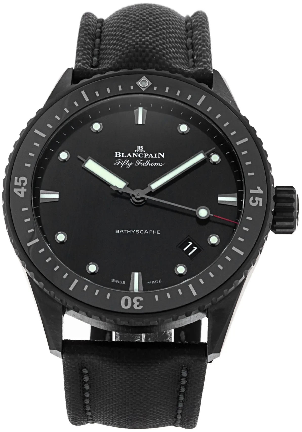 Blancpain Fifty Fathoms 5000-0130-B52A 44mm Ceramic Black