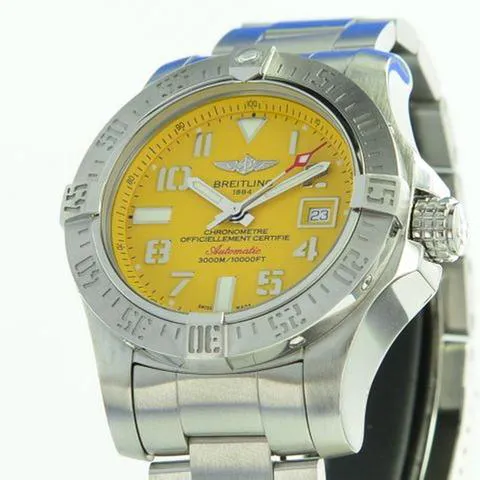 Breitling Avenger A17331 45mm Stainless steel Yellow 6