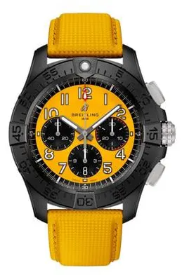 Breitling Avenger SB0147101I1X1 44mm Black ceramic Yellow