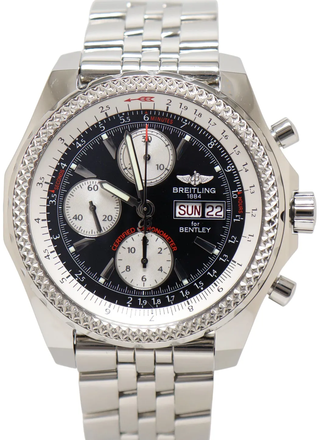 Breitling Bentley A13362 43mm Stainless steel Black