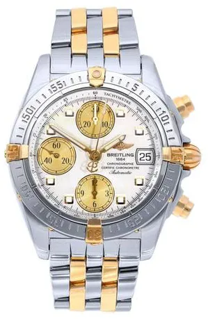 Breitling Cockpit B13357 39mm Yellow gold and Stainless steel Mother-of-pearl