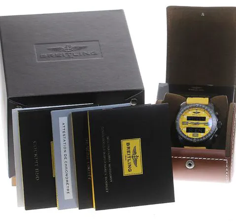 Breitling Cockpit B50 VB5010 46mm Titanium Yellow 4