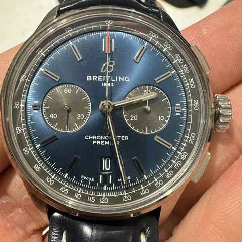 Breitling for Bentley AB0118A61C1P2 42mm Stainless steel Blue