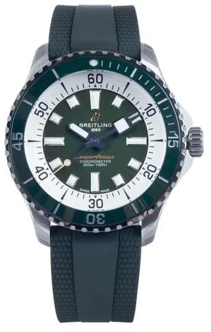 Breitling Superocean A17376A31L1S1 44mm Stainless steel Green