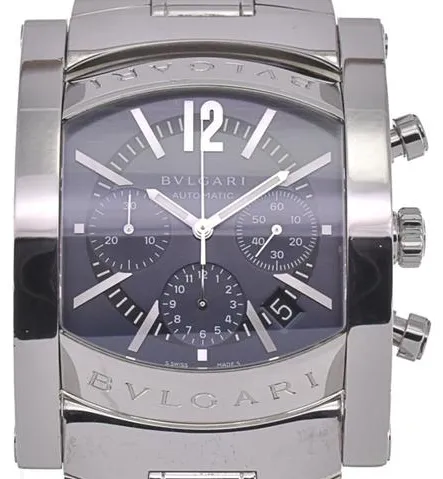 Bulgari Assioma aa 48 s ch 38mm Stainless steel Blue