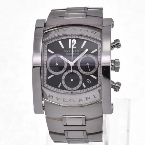 Bulgari Assioma aa 48 s ch 38mm Stainless steel Black 1