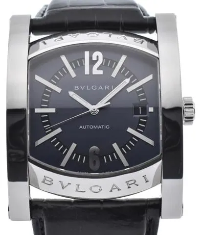 Bulgari Assioma AA 48 S 38mm Stainless steel Blue