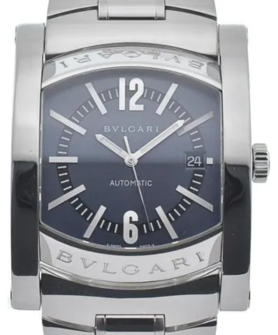 Bulgari Assioma AA48C14SSD 38mm Stainless steel Blue