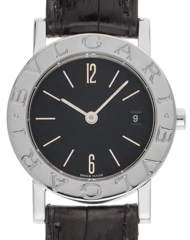 Bulgari Bulgari BB26SL 26mm Stainless steel Black