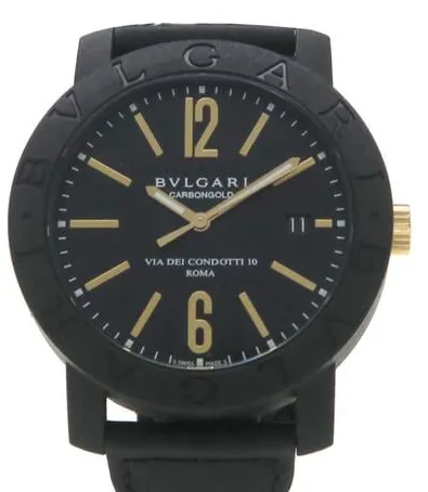 Bulgari Bulgari BB40CL 40mm Carbon fiber Black