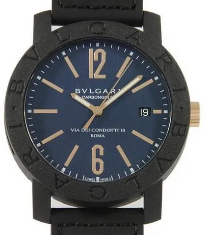 Bulgari Bulgari BB40CL/BBP40C3CGLD 40mm Carbon fiber Blue