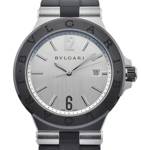 Bulgari Diagono DG42SC 42mm Silver Silver