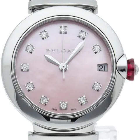 Bulgari Lucea LU33S/LU33C2SLD/11 33mm Stainless steel Rose