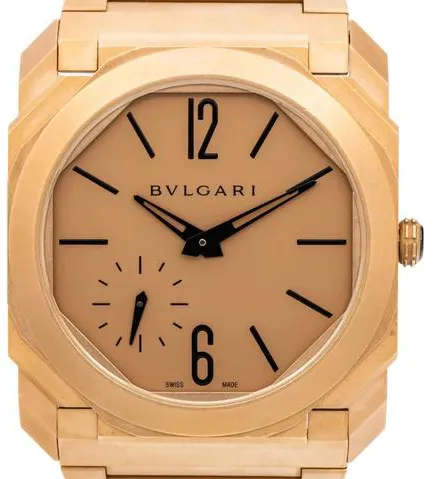 Bulgari Octo 102912 40mm Rose gold Gold