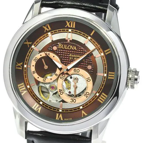 Bulova Classic 96A120 41mm Stainless steel Brown