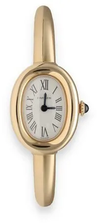 Cartier Baignoire WGBA0018 24mm Yellow gold Silver