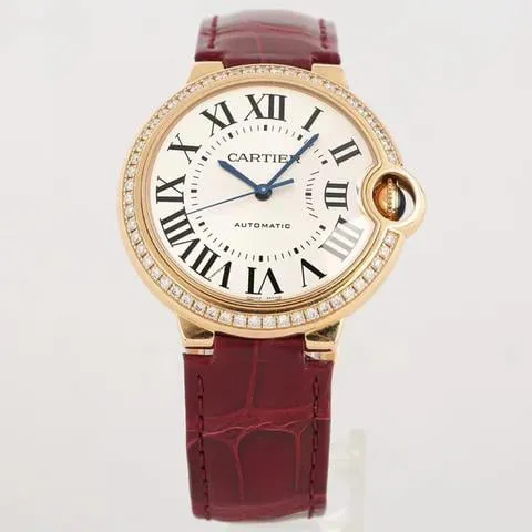 Cartier Ballon Bleu 33mm WJBB0033 33mm Rose gold Silver