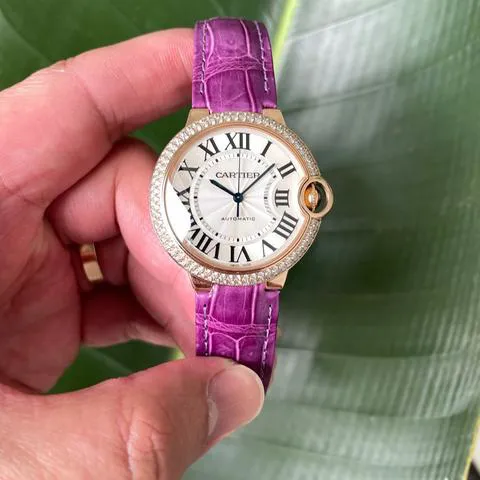 Cartier Ballon Bleu 36mm WE900551 36mm Rose gold White