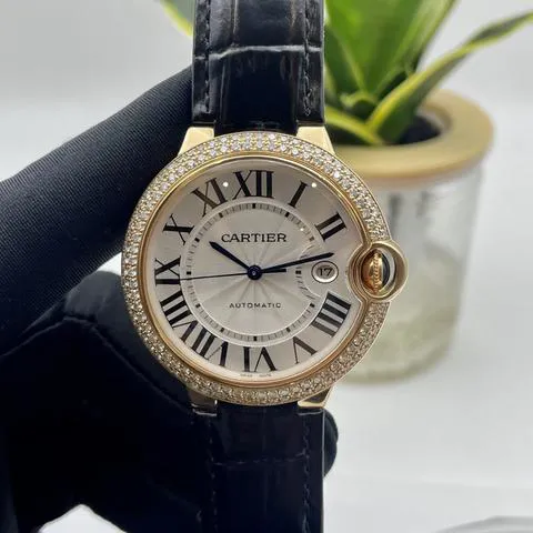 Cartier Ballon Bleu 42mm WE900851 42mm Rose gold White