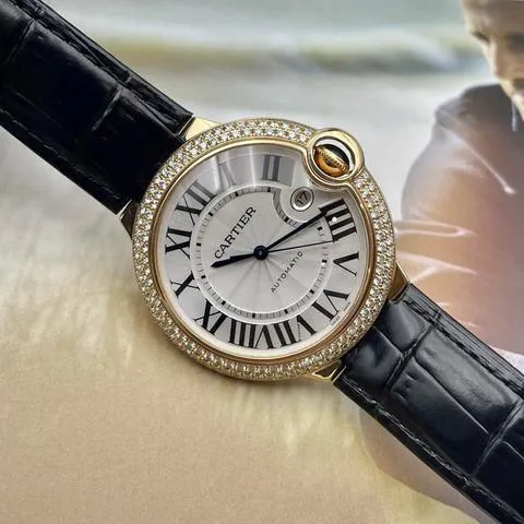 Cartier Ballon Bleu 42mm WE900851 42mm Rose gold White 1