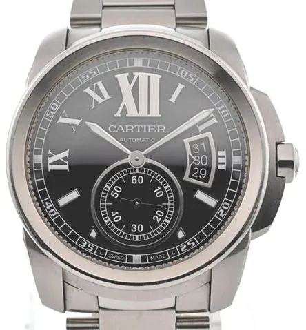 Cartier Calibre de Cartier W7100016 42mm Stainless steel Black