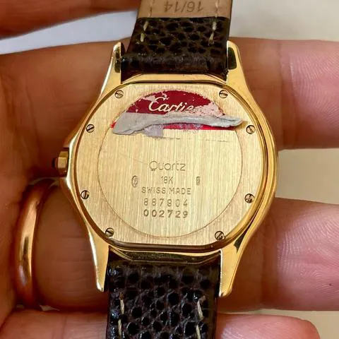 Cartier Cougar 887904 33mm Yellow gold Silver 6