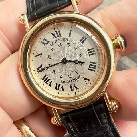 Cartier Diabolo 1460 32mm Yellow gold Silver